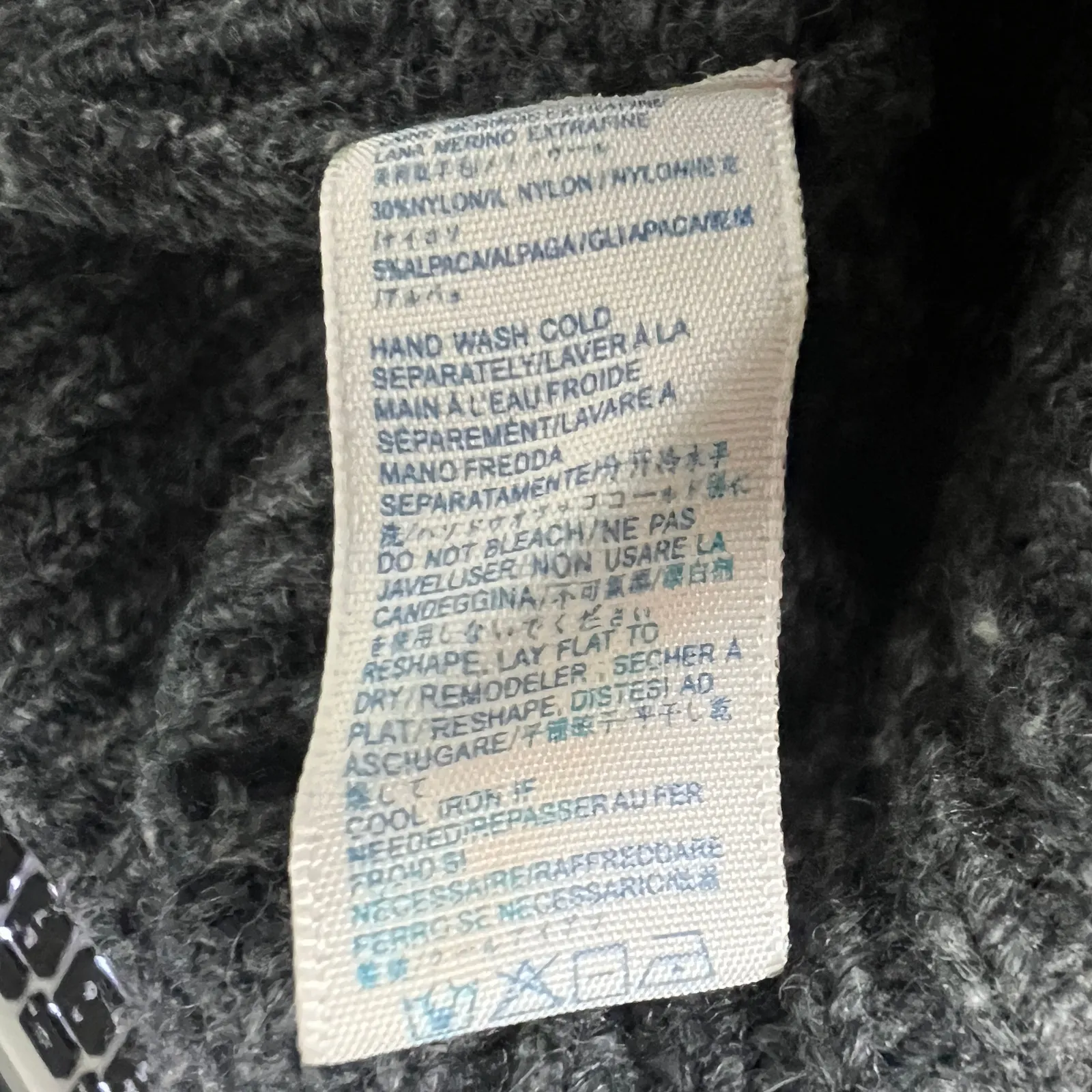 Rebecca Minkoff Merino Wool Alpaca Blend Cold Shoulder Page Sweater Sz Small - Image 11