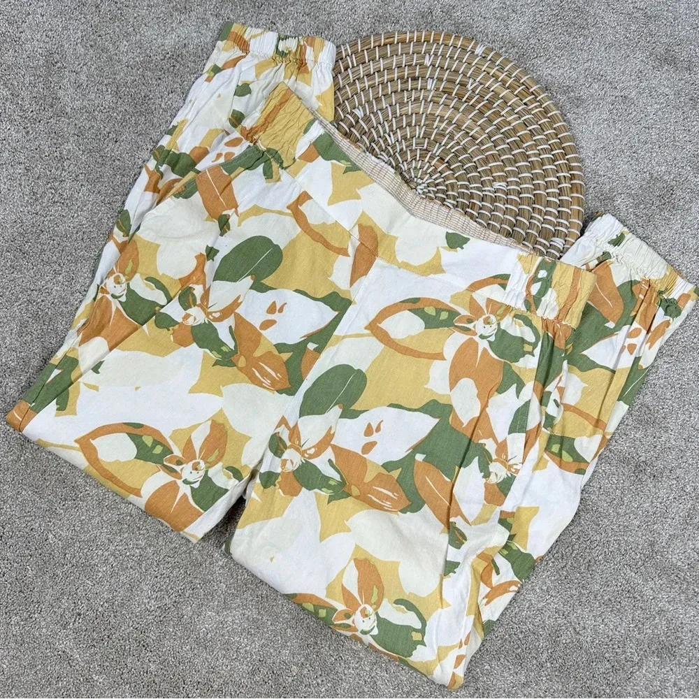 Soft Surroundings Shifting Sands Linen Blend Jogger Pull On in Sahara Sun MP - Image 2