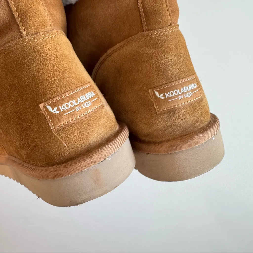 Kookaburra by Ugg Lytta Chestnut Suede Short Boot Size 9 Tan - Image 7