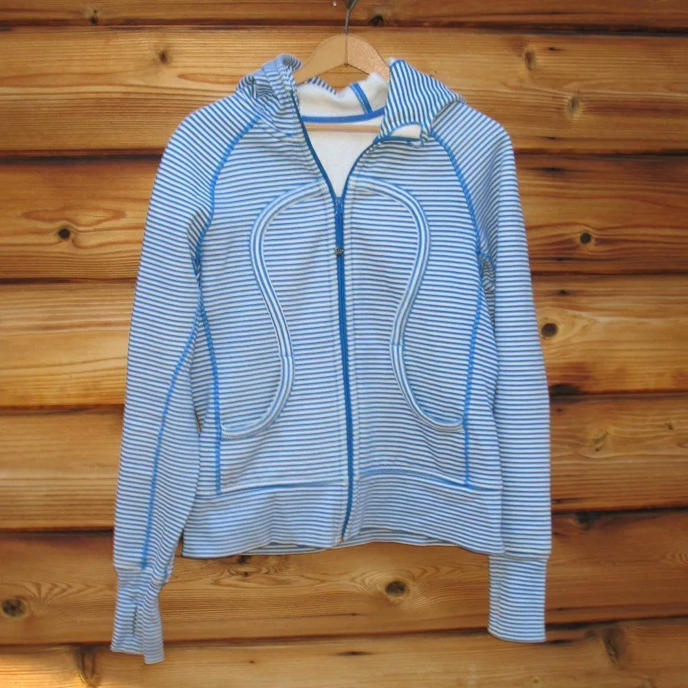 Lululemon  Striped Scuba Hoodie Jacket - Image 2