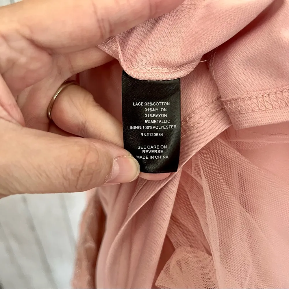 Torrid Pink Lace Dress - Image 8