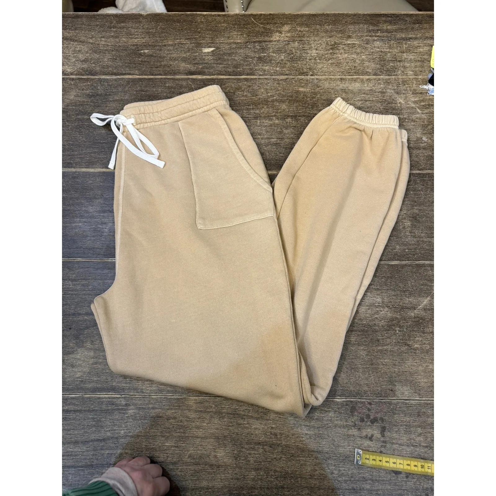 Revolve Sweatpants Tularosa The Benny Jogger Organic Cotton Sz XL NEW $158 KHAKI - Image 3