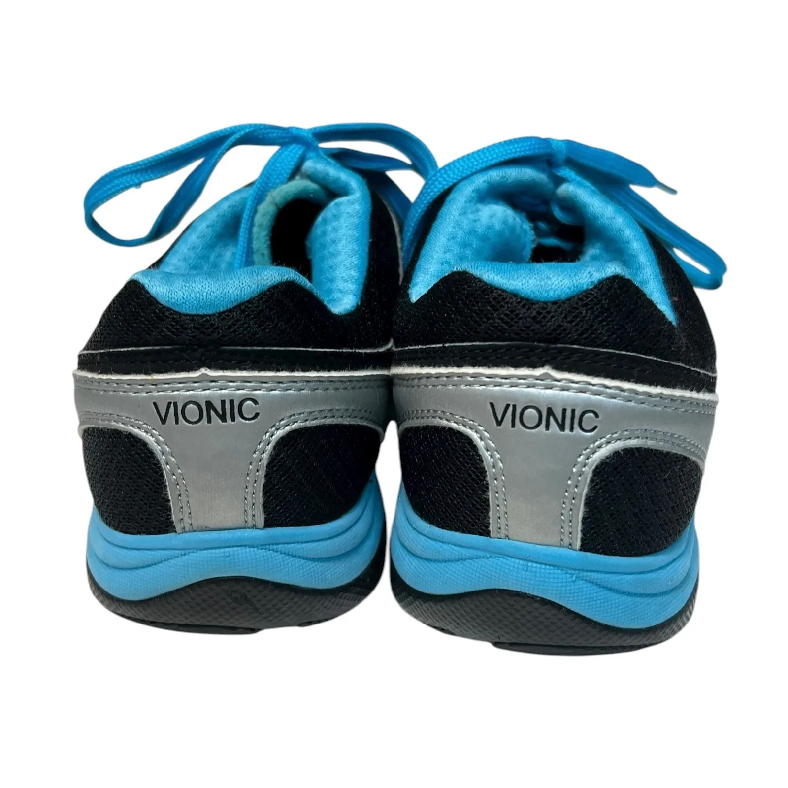 Vionic Motion Venture Shoes Black Blue Walking Orthopedic Women's 7.5 - Image 4