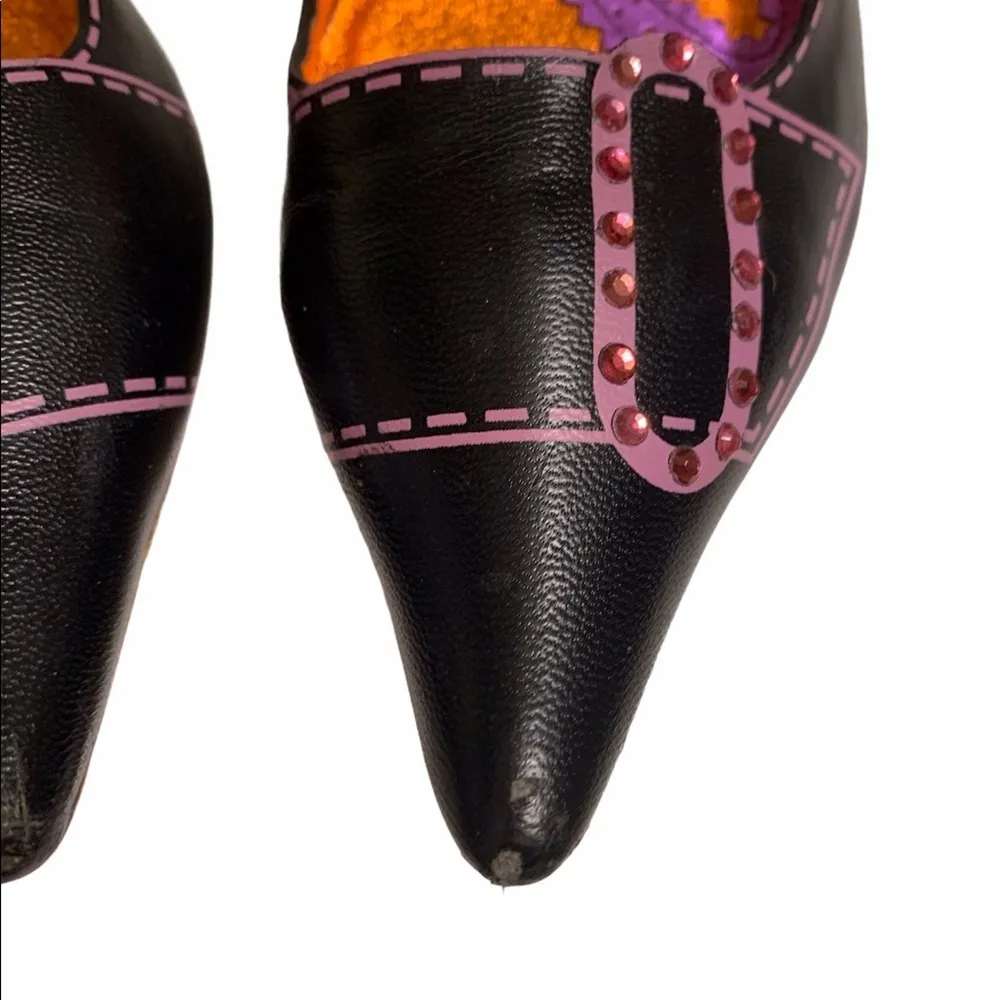 Irregular Choice Black Leather Pumps. Size 5.5 - Image 10