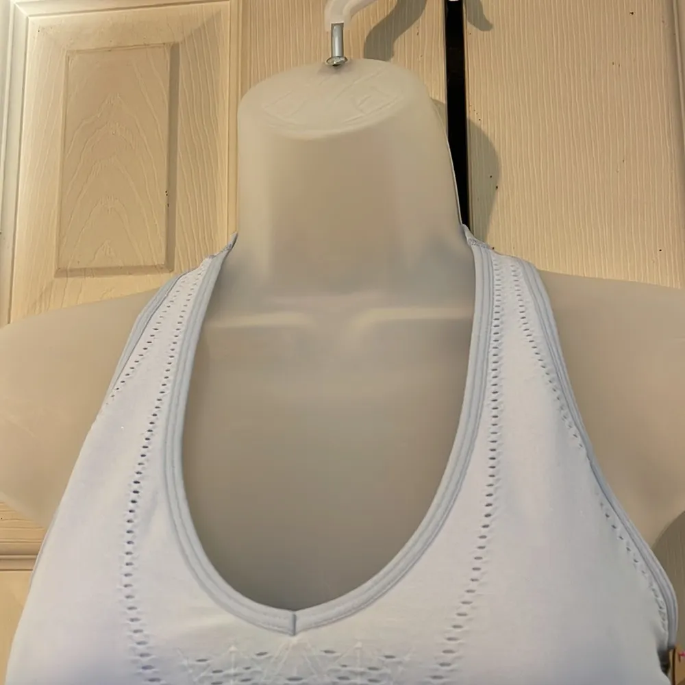 PINK Victoria's Secret Purple-Blue Ombre Racerback Seamless Sports Bra NWT Small - Image 6