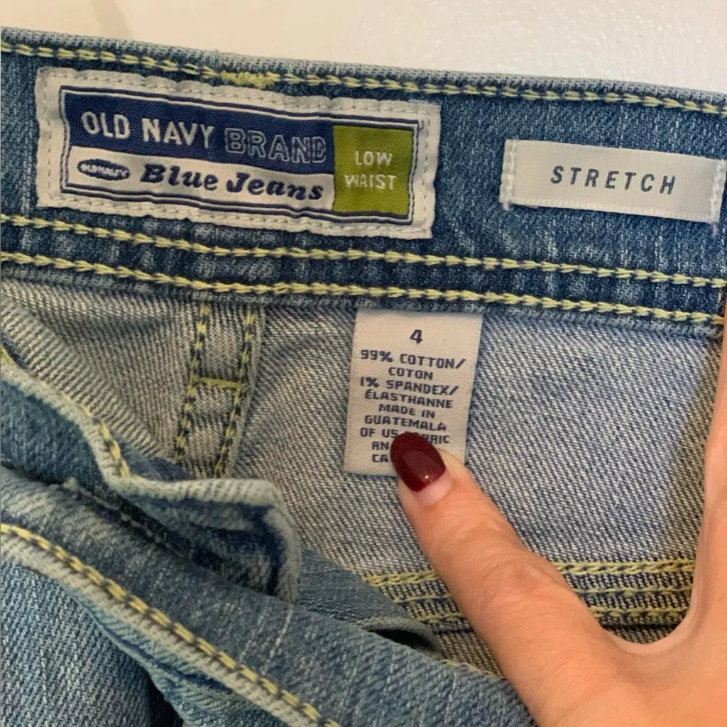 Y2K Old Navy Low Waist Micro Mini Denim Skirt - size 4 - Image 3
