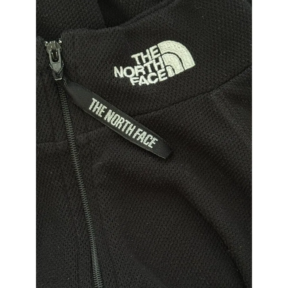 The North Face Women’s Quarter Zip Up Jacket Pullover Longsleeve Black Medium - Image 3