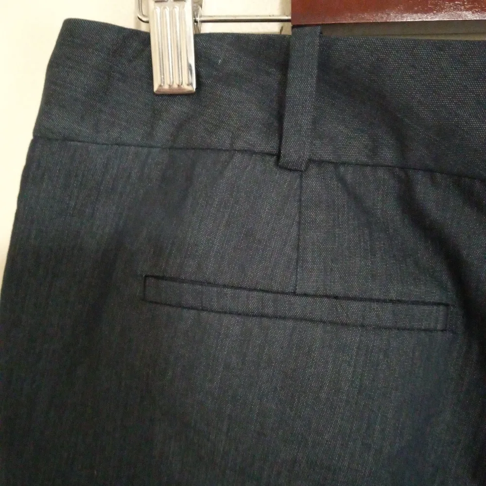 Talbots 10 32 Dress Long Shorts High Waisted 4-Pocket in Blue Black - Image 2