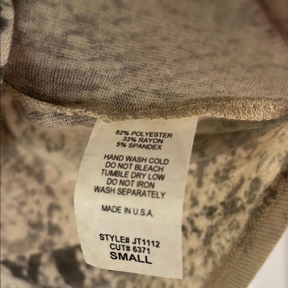 All Saints Tan Long Sleeve Tee - Image 7