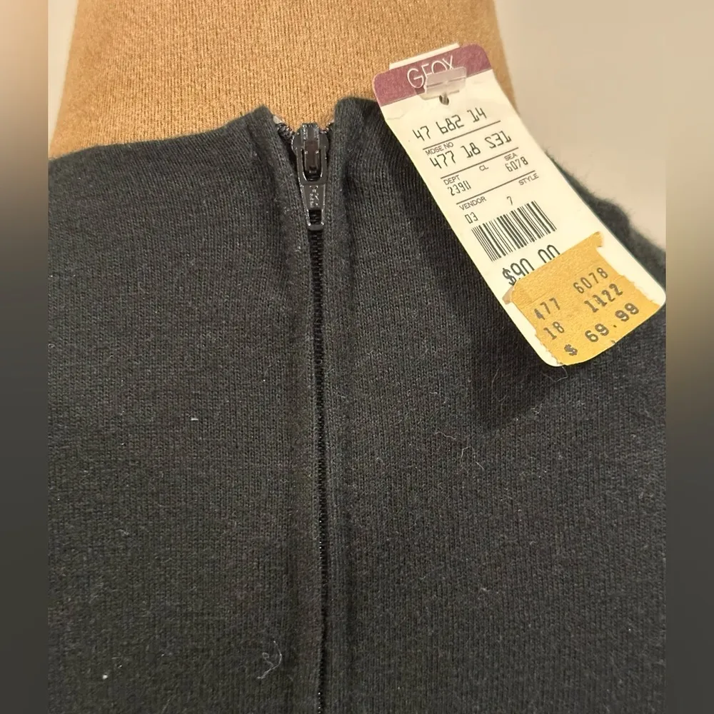 Jessica Howard By Mitchell Rodbell Black Animal Print Waist.Dress 1980’s Sz 8. - Image 11