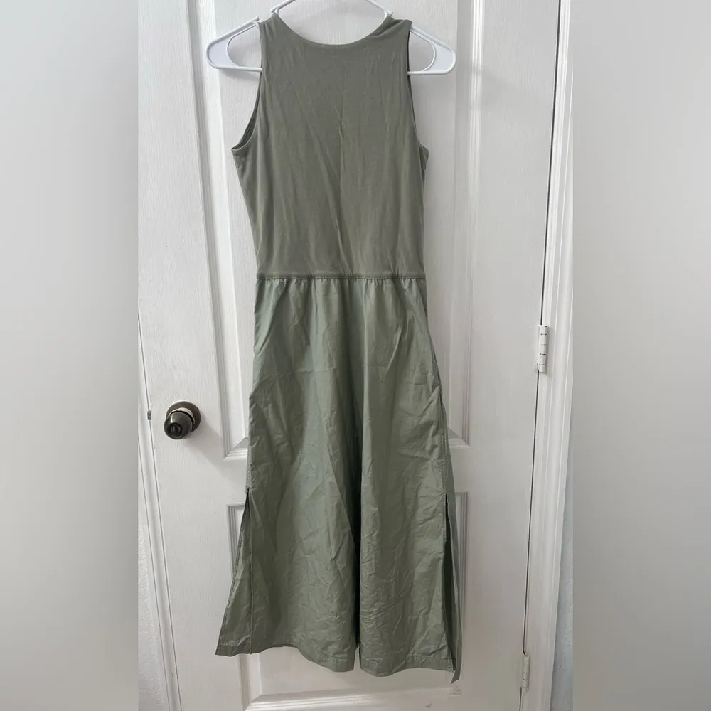 Everlane The Supima High-Neck Riviera Dress Sage Green (Size XS) - Image 6