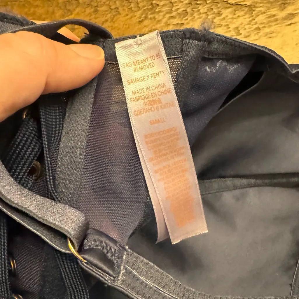 SAVAGE x FENTY Lace Up Corset‎ Blue - Image 5