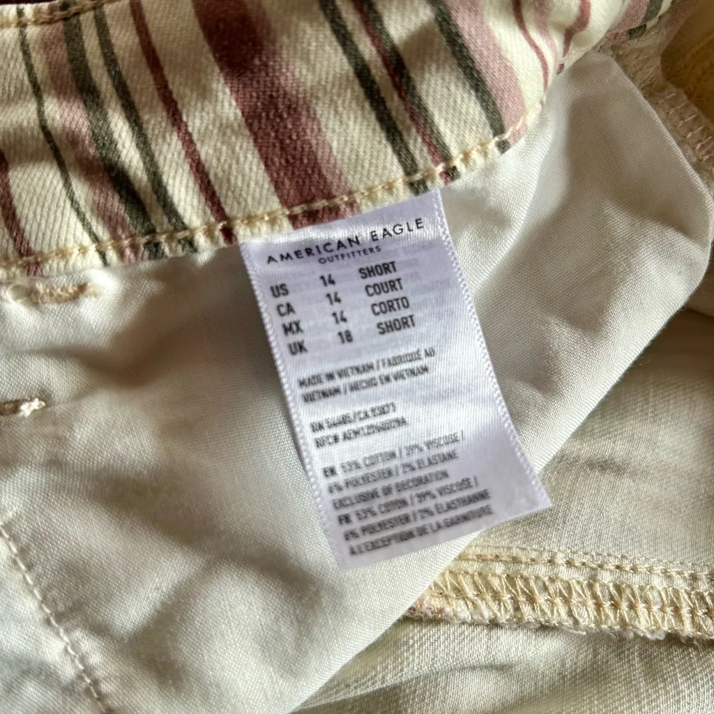 American Eagle Outfitters Striped Pants -‎ White, Red, Green - Image 8