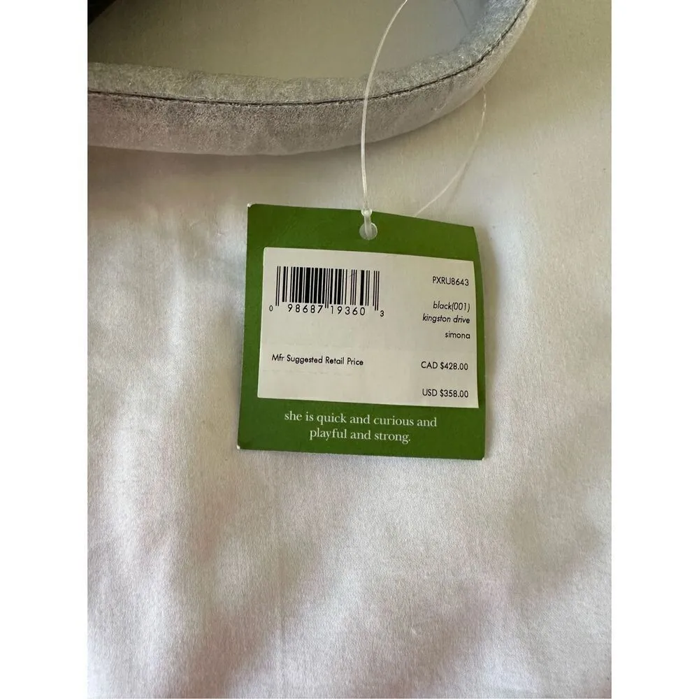 NWT Kate Spade  Kingston Drive Simona   Black   Leather Backpack - Image 6