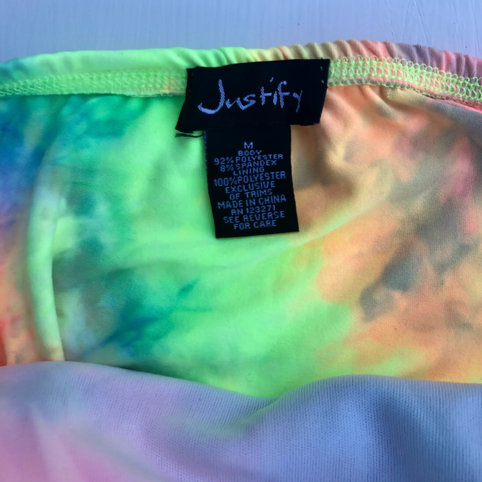 Juniors Tie-Dye Romper Size M - Image 8