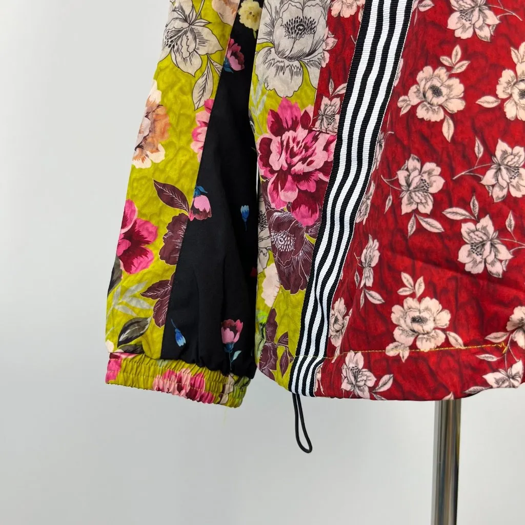 NWOT Johnny Was Marlon Reversible Track Zip Hoodie Jacket Floral Size S - Image 5