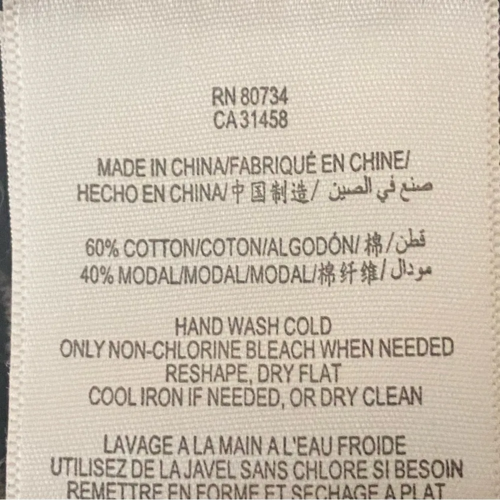 BCBGMAXAZRIA black brown white striped wrap sweater with tie belt Medium EUC - Image 15