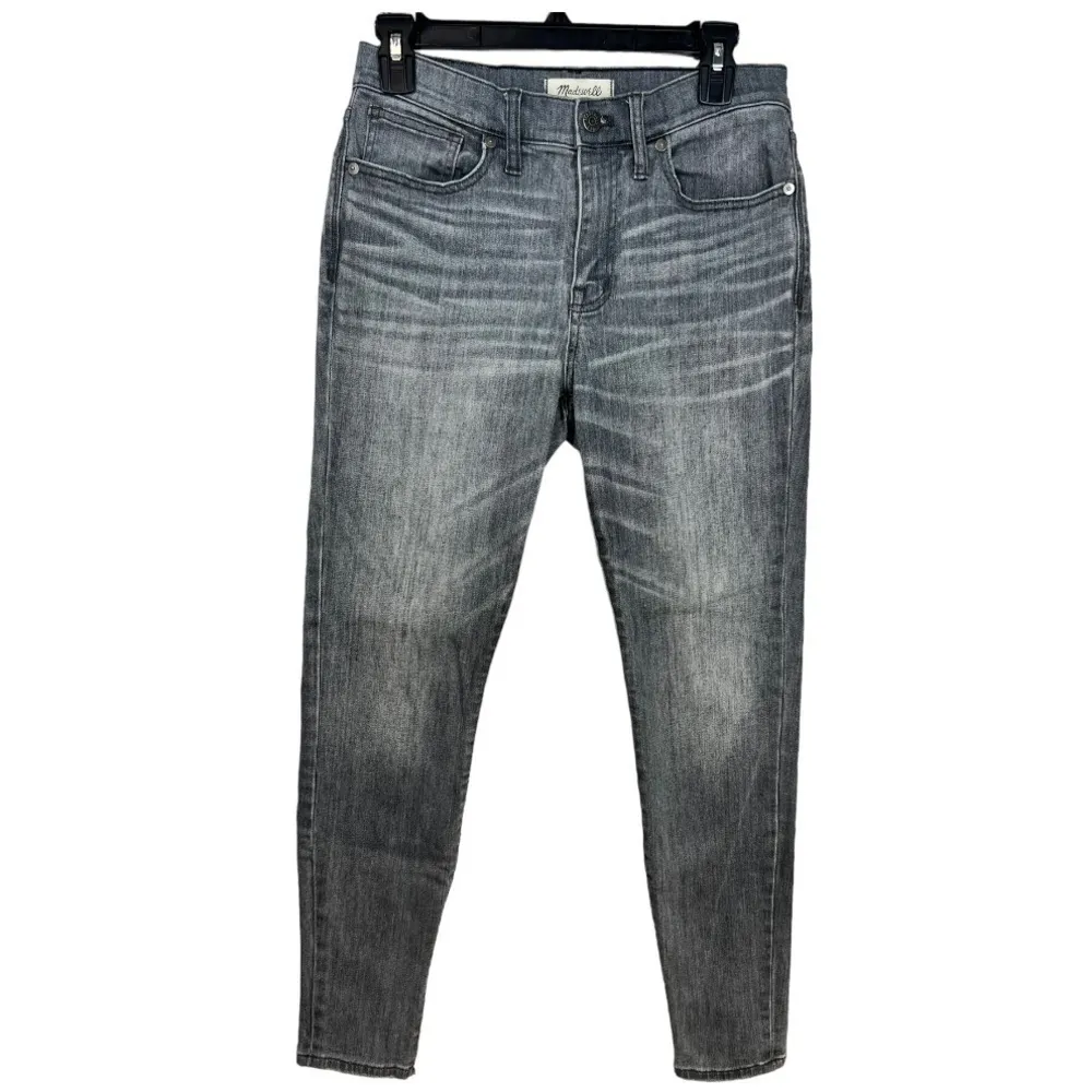 Madewell 9" High Riser Skinny Skinny Jean Shaw Wash‎ 28 - Image 3