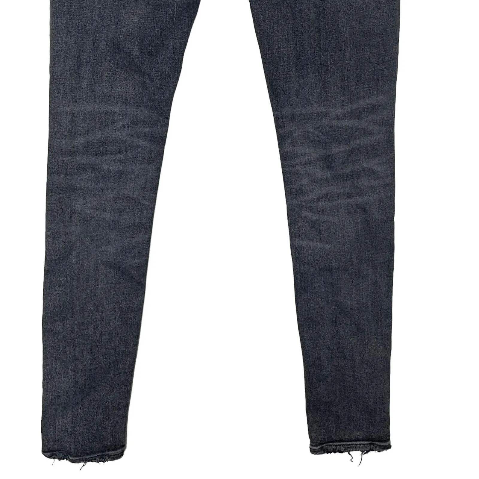 Agolde Sophie High Rise Skinny Distressed Jeans Women’s 25 Dark Grey Silence - Image 7