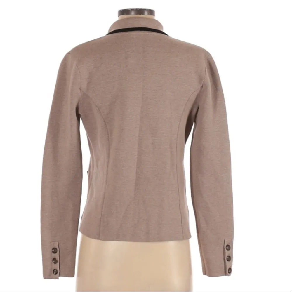 LOFT Knit Sweater Double Breasted Blazer Coat - Image 2