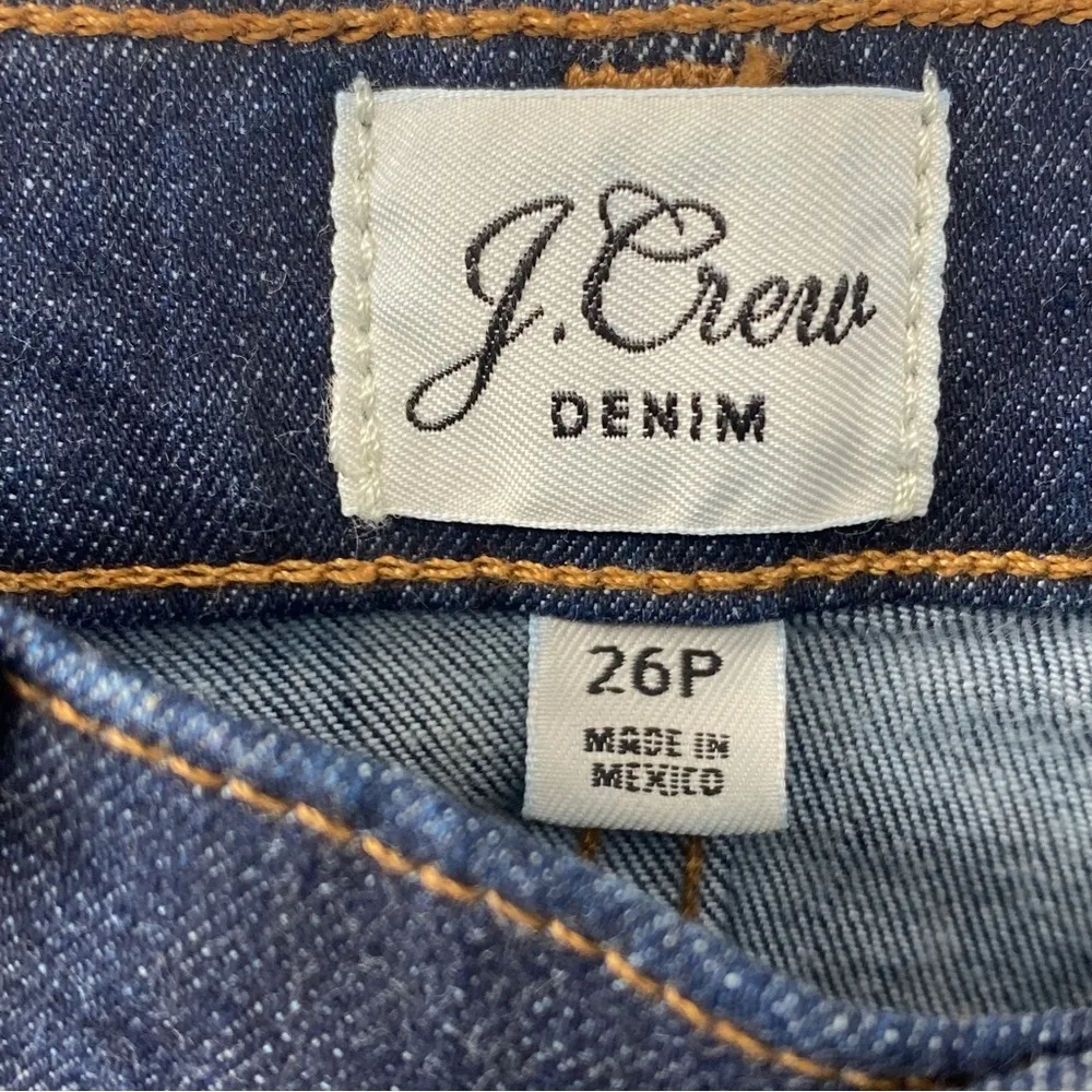 J. Crew 9" Mid-Rise Toothpick Jean Classic Rinse Wash Item H2876 Size 26 - Image 6