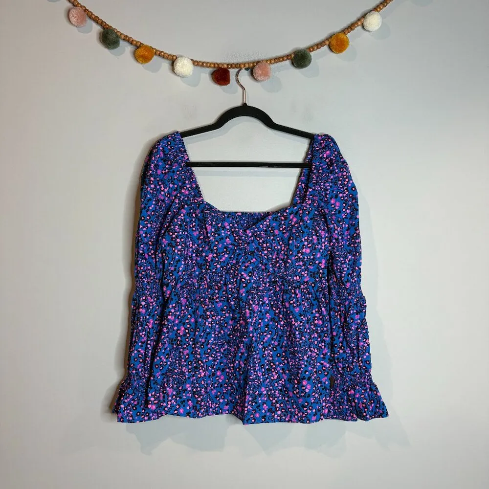 Lilly Pulitzer Preslee colorful patterned long sleeve top - Image 2