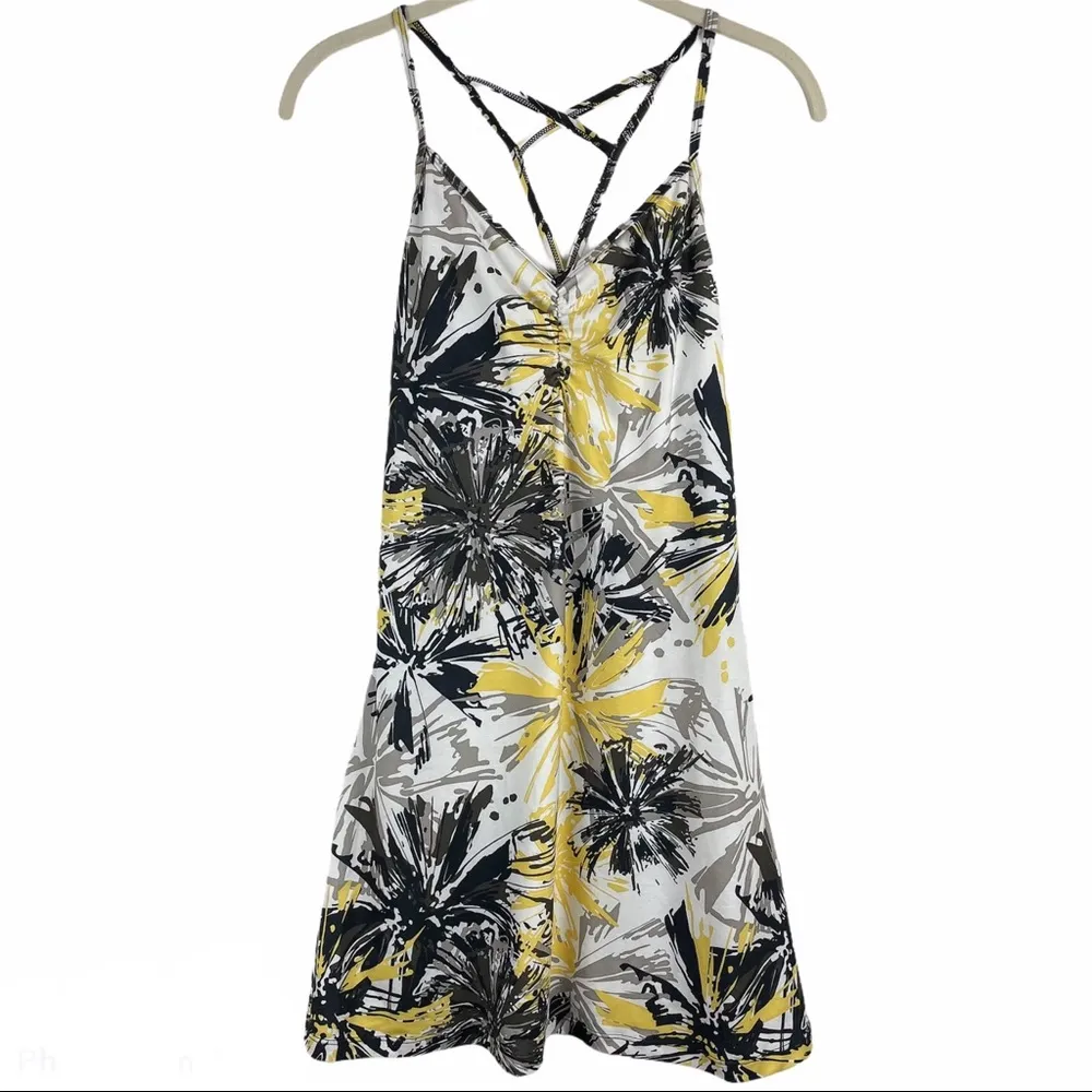 Prana Sonja Printed Strappy Back Mini Dress - Image 3