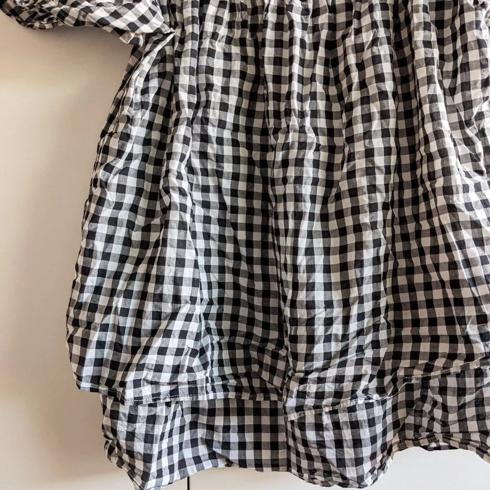 Mama Gingham Maternity Top - Image 4
