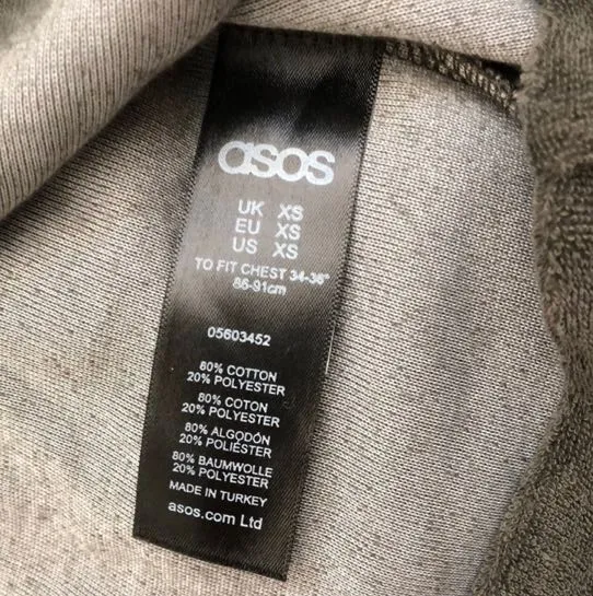 Mens Oversized Cowl Neck Sweatshirt  - Image 5