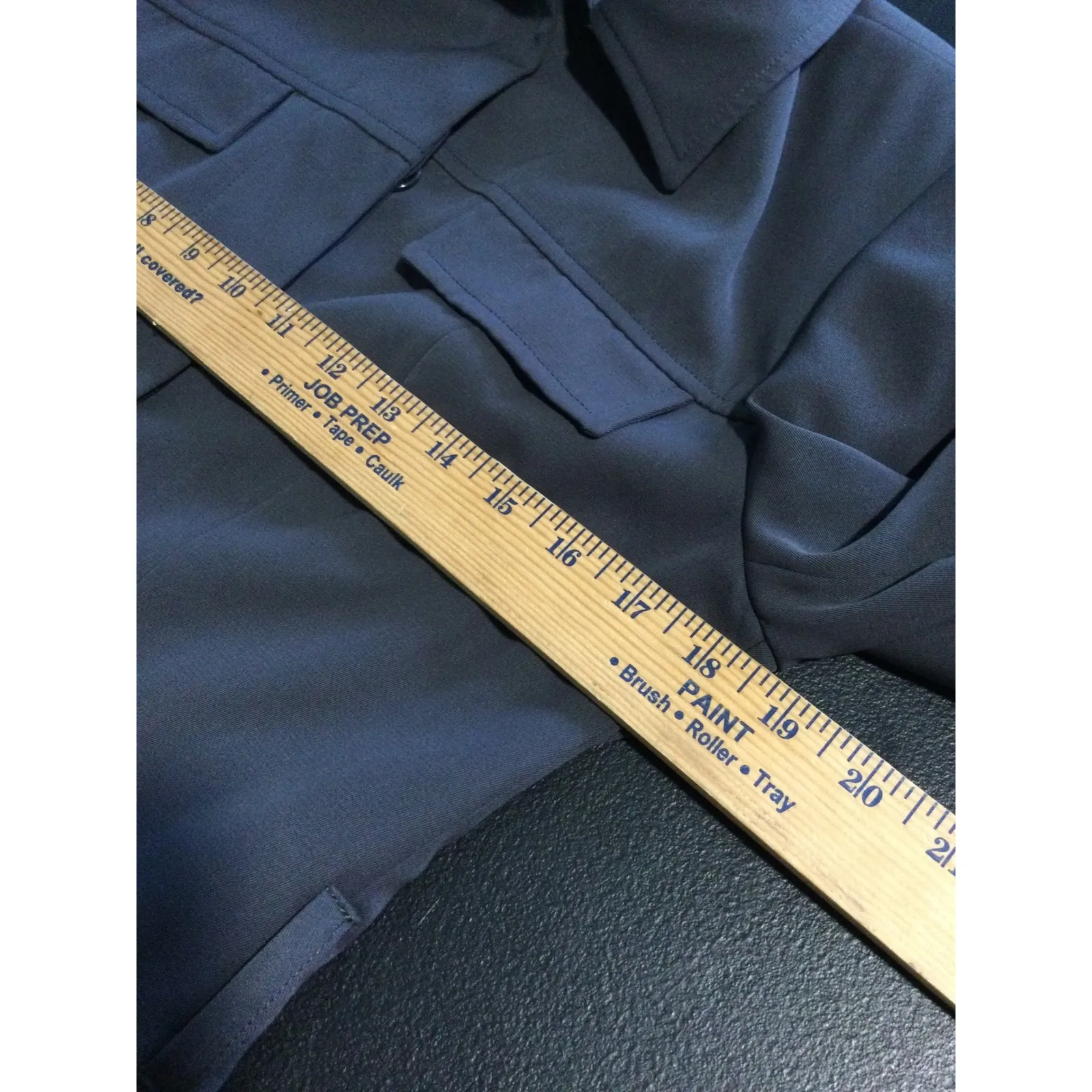 Womens Benetton Blazer‎ Jacket Made in Italy Office Career size S No belt Gray - Image 5