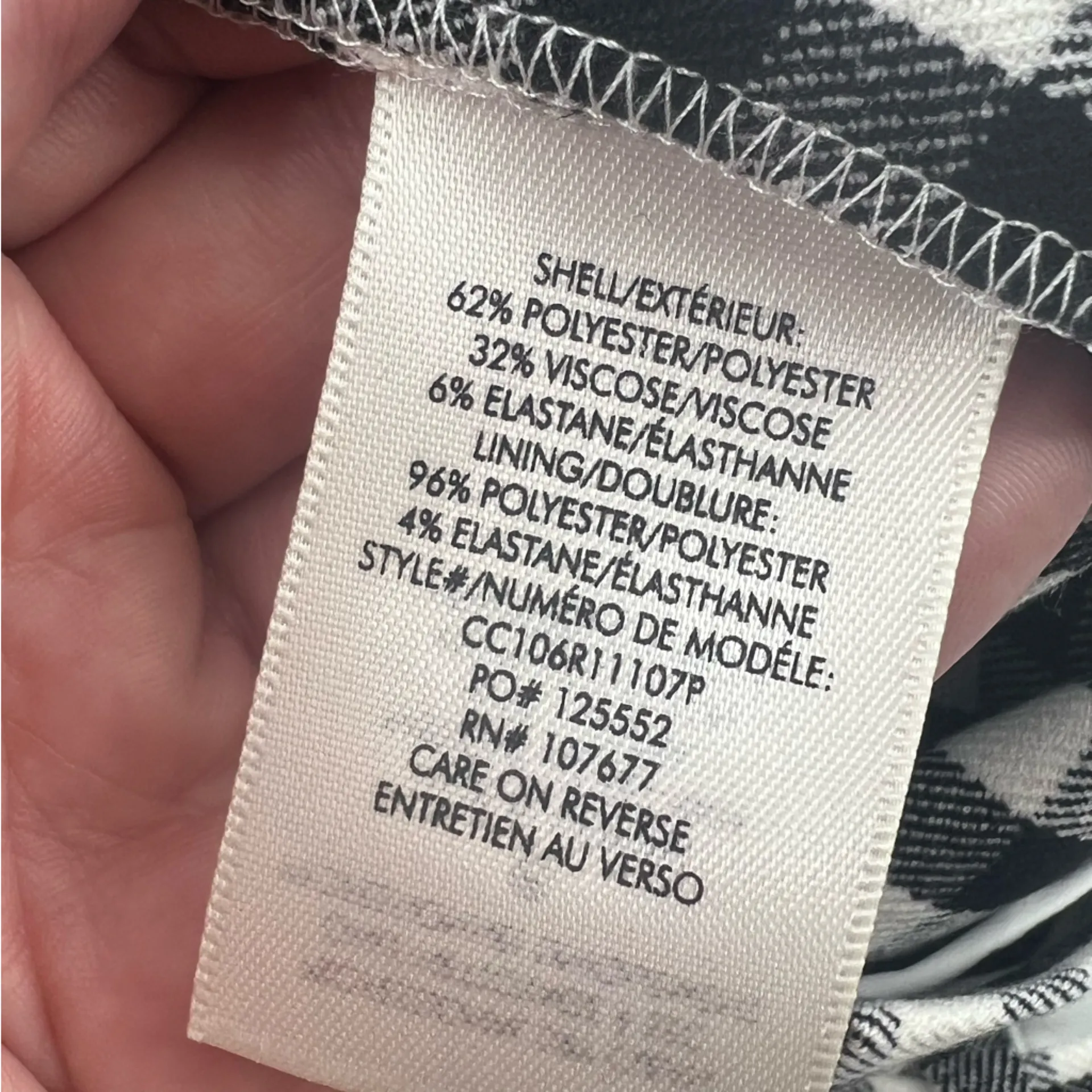 Alice + Olivia Gingham Check Crop Pants Sz 0 - Image 5