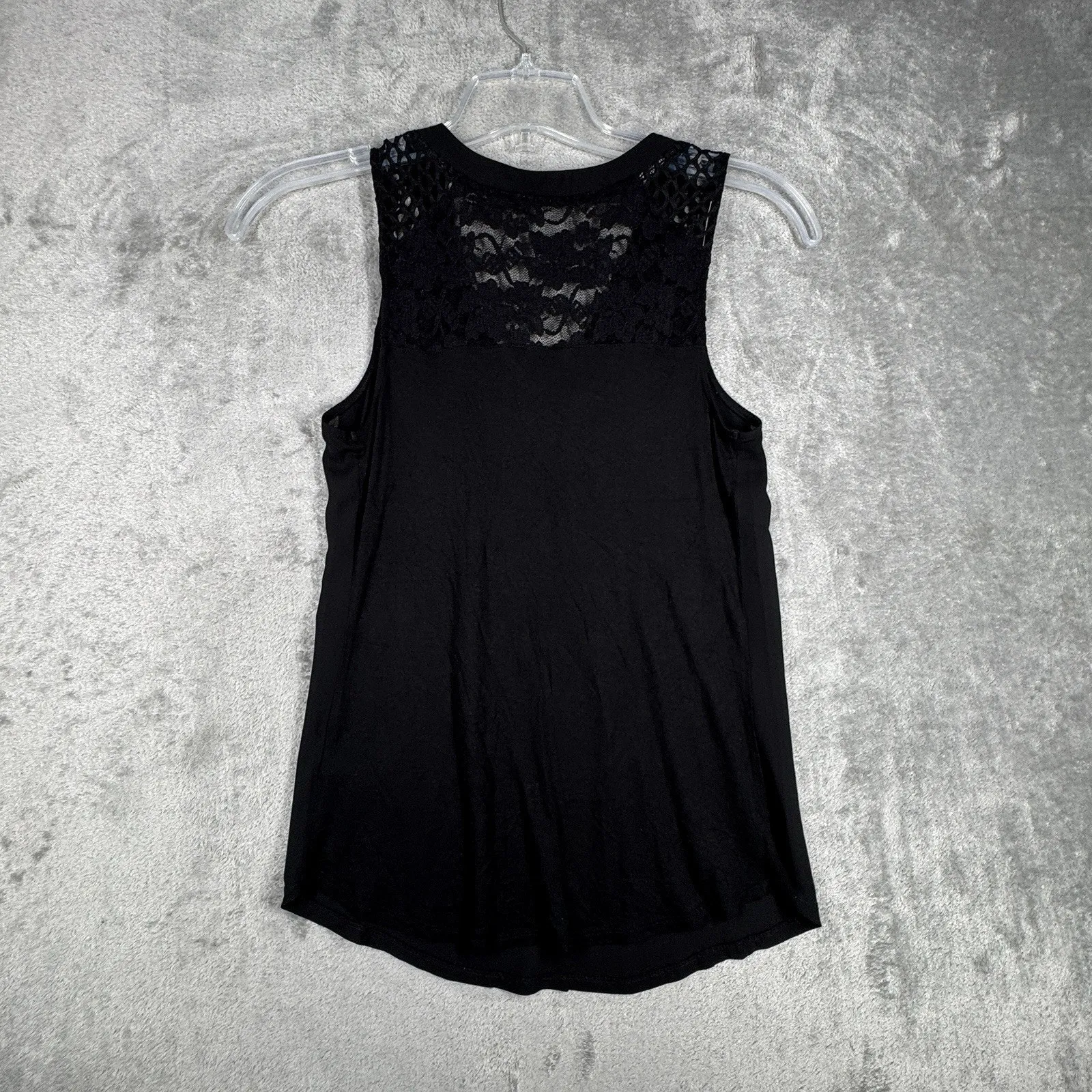 Express Shirt Womens Small Black Gold‎ Zip Sheer Lace Neutral Party Whimsygoth - Image 3