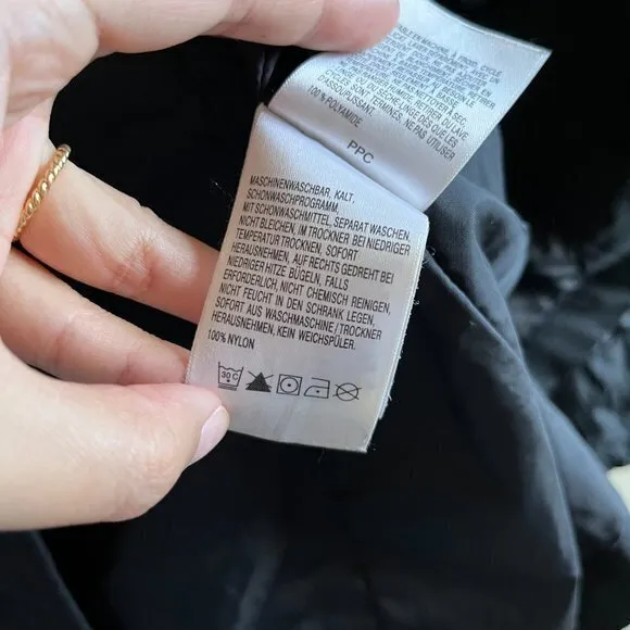 COLUMBIA DOUBLE BUTTON DOWN‎ TRENCH JACKET NAVY WOMENS SIZE M ATHLETIC - Image 5