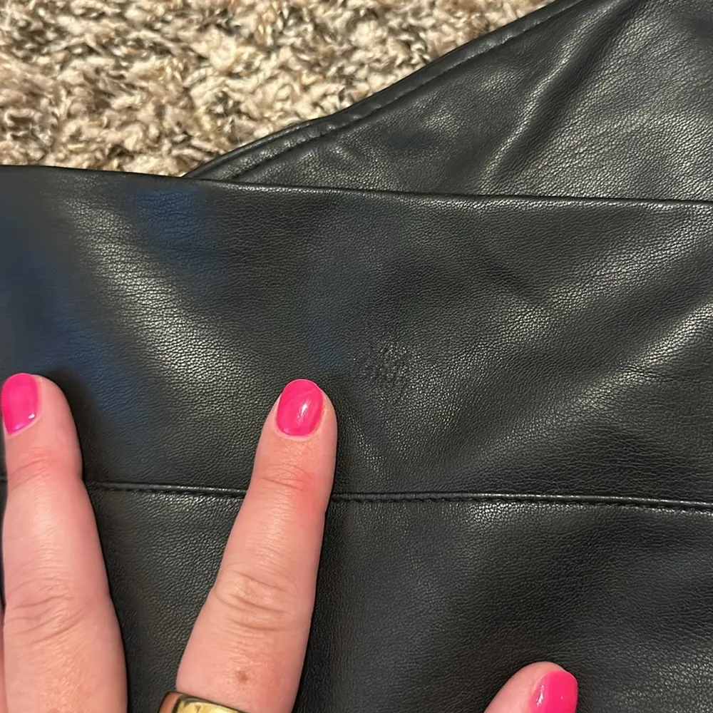 We The Free Faux Leather Pants / Leggings Black 27 - Image 10