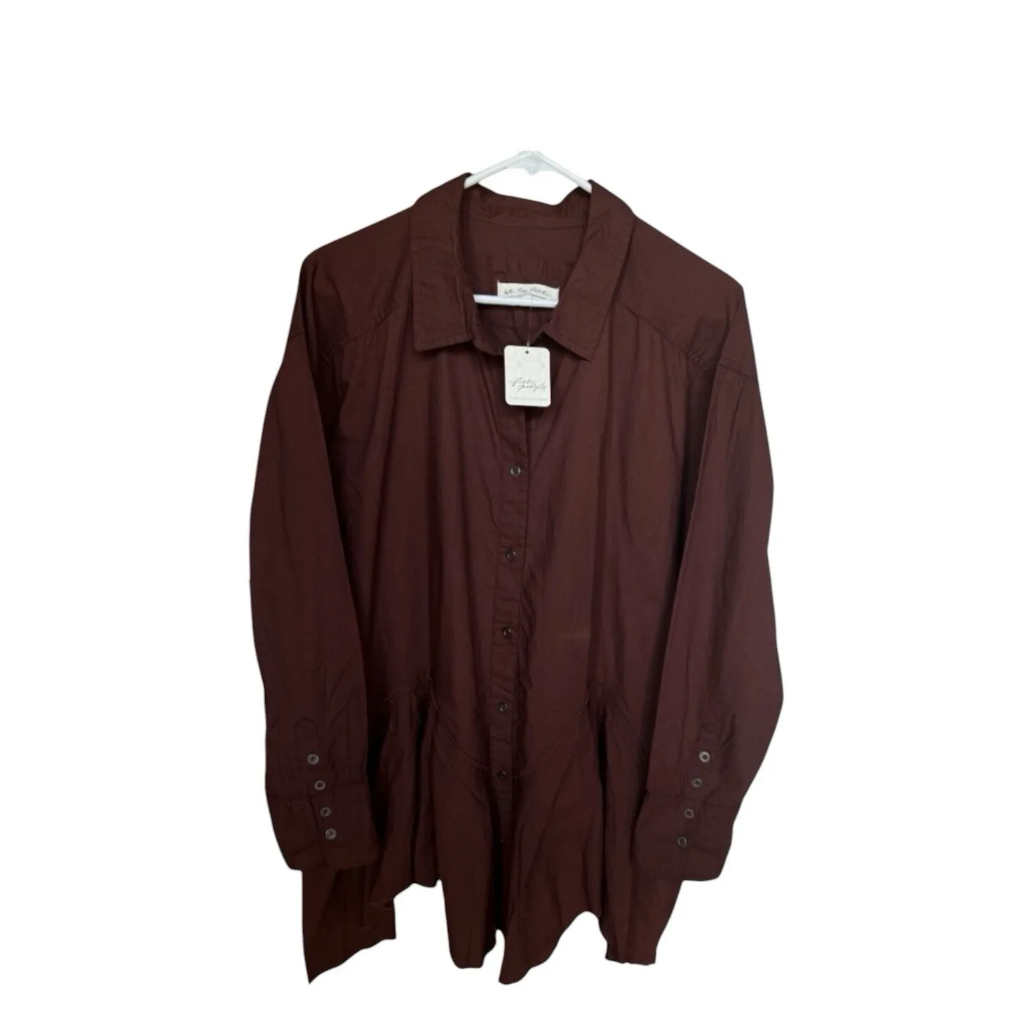 FREE PEOPLE We The Free - Freya Poplin Tunic timeless relaxed fit size S - Image 2