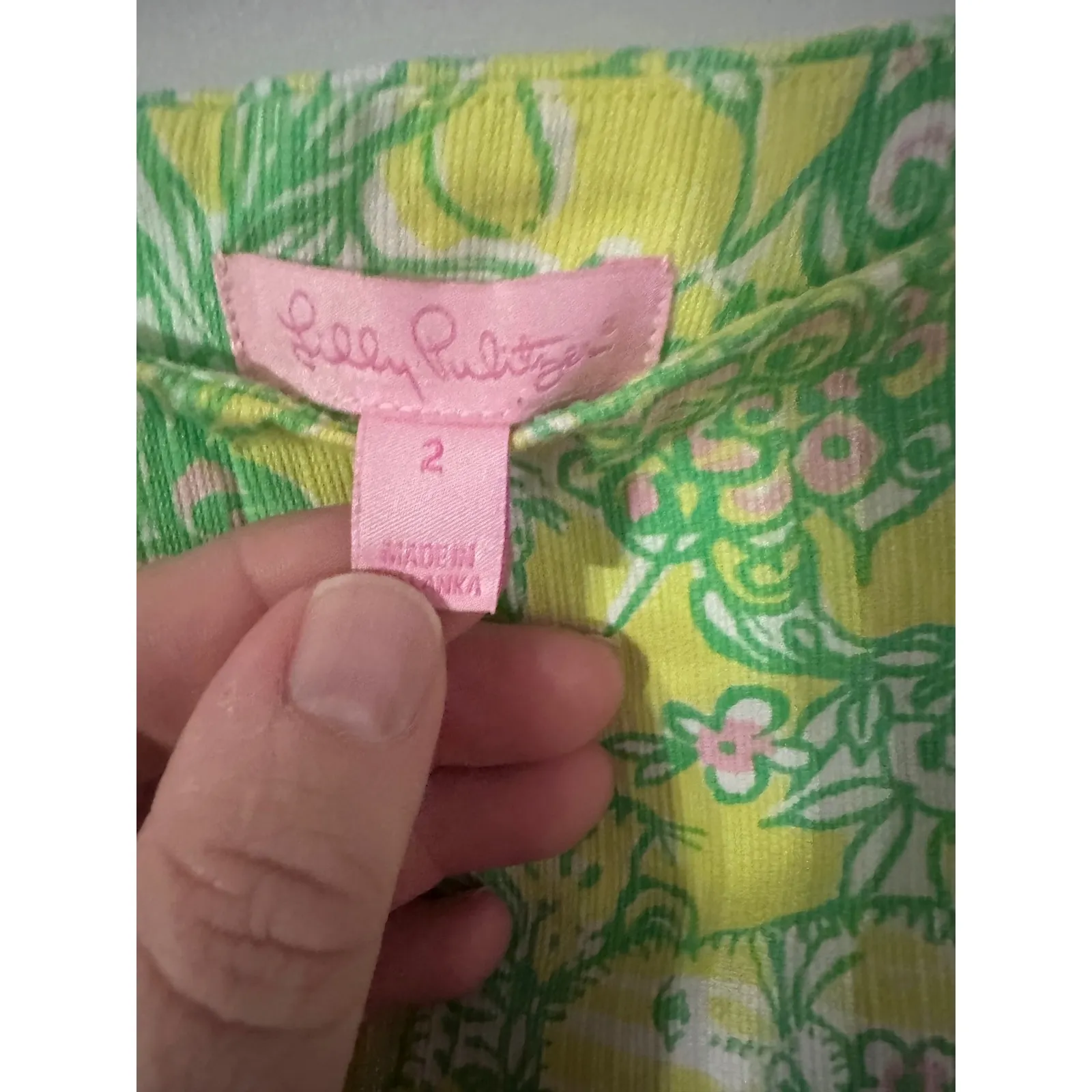 Lilly‎ Pulitzer Size 2 Crazy Cat House Print Cotton Mini Skirt with Crochet Trim - Image 4