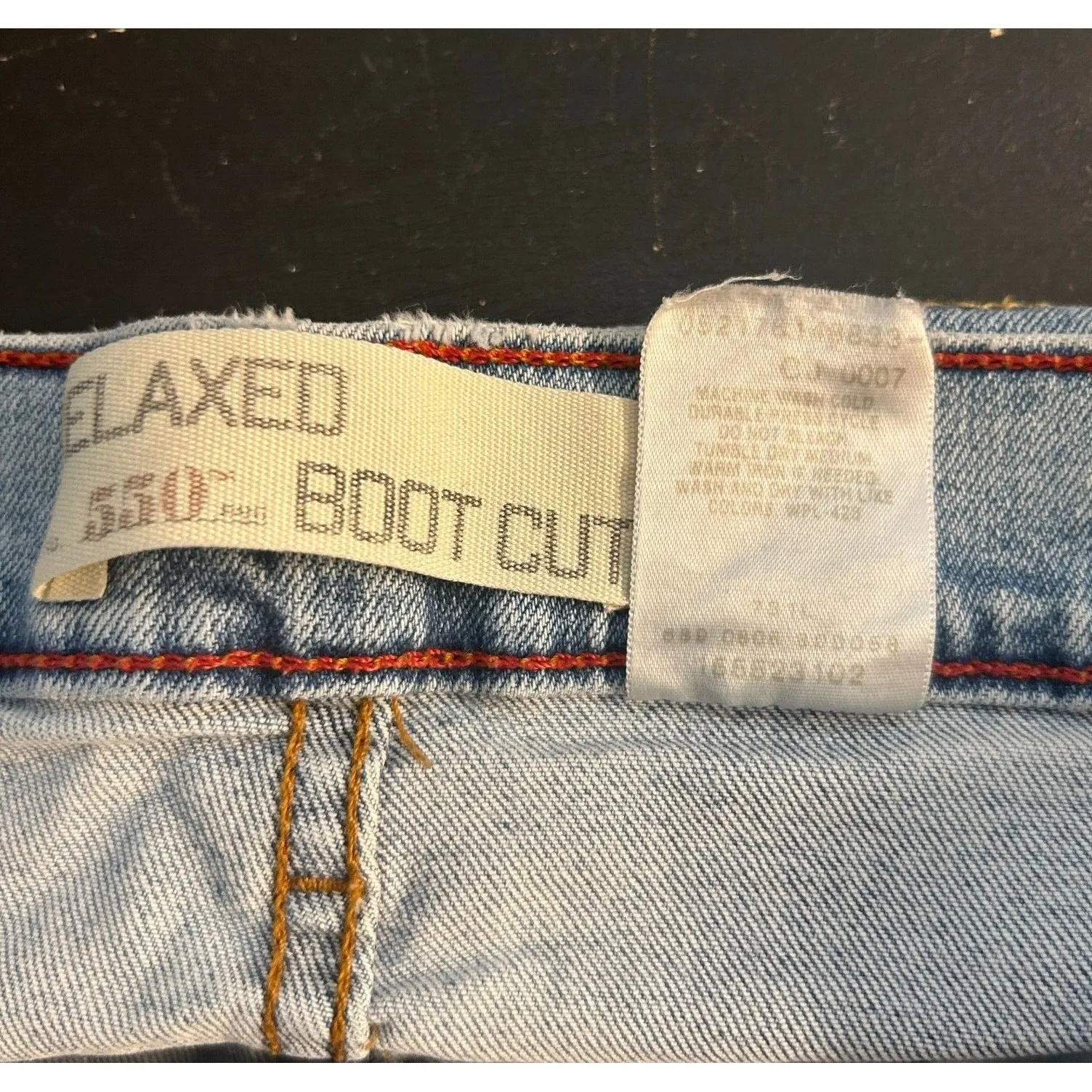 Levis‎ 550 Bootcut Jeans Blue 12 Long - Image 7