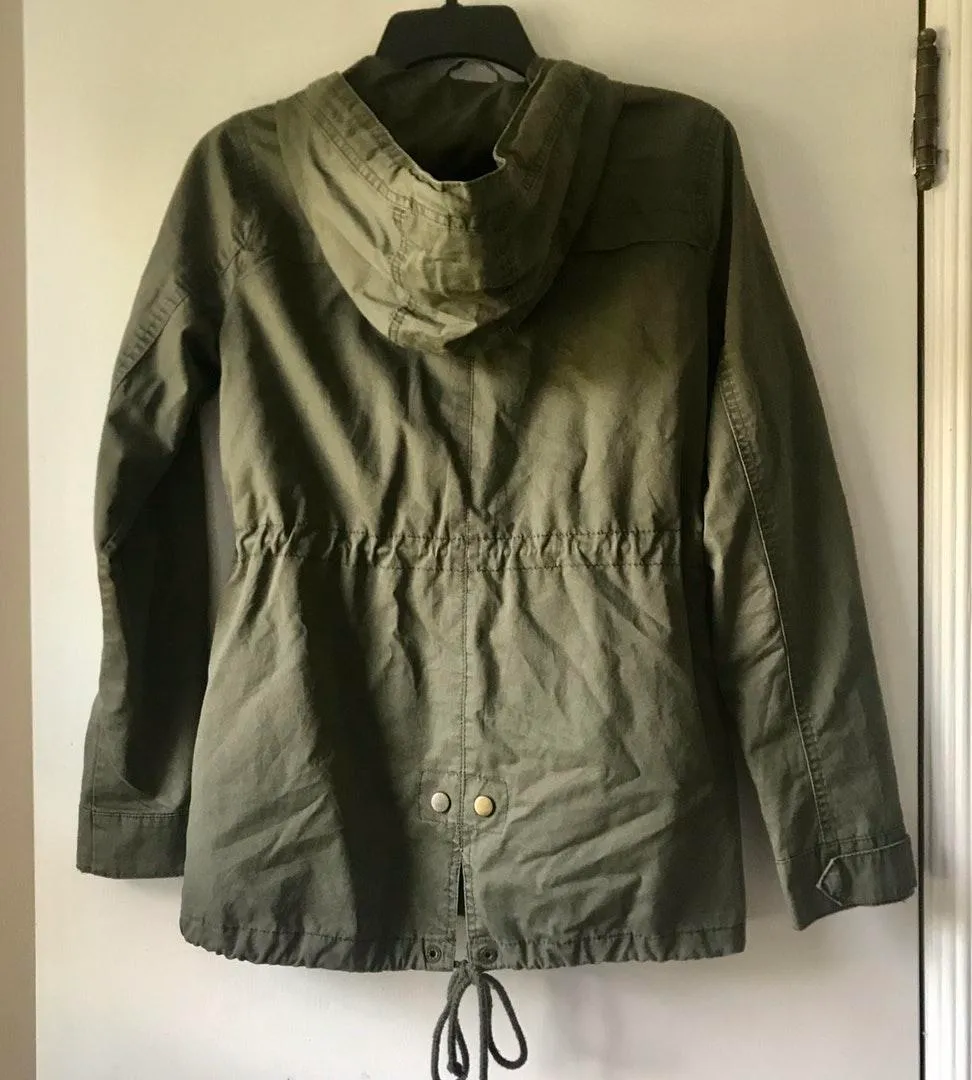 Army Green Utility Jacket - Image 2