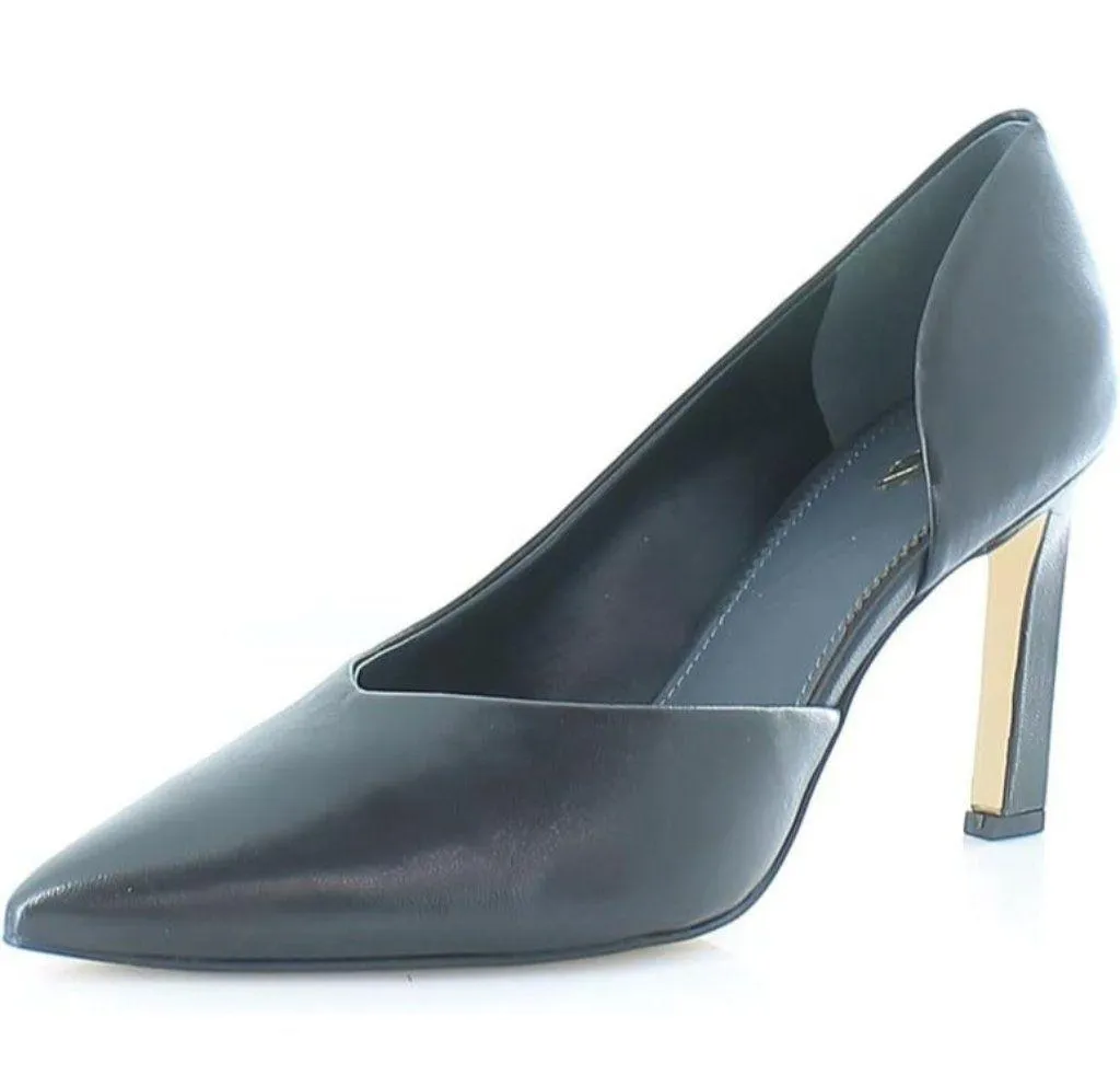 Franco Sarto Sarto Womens Sherry Pointed Toe D'Orsay Pump Black Leather 10 M NIB - Image 7