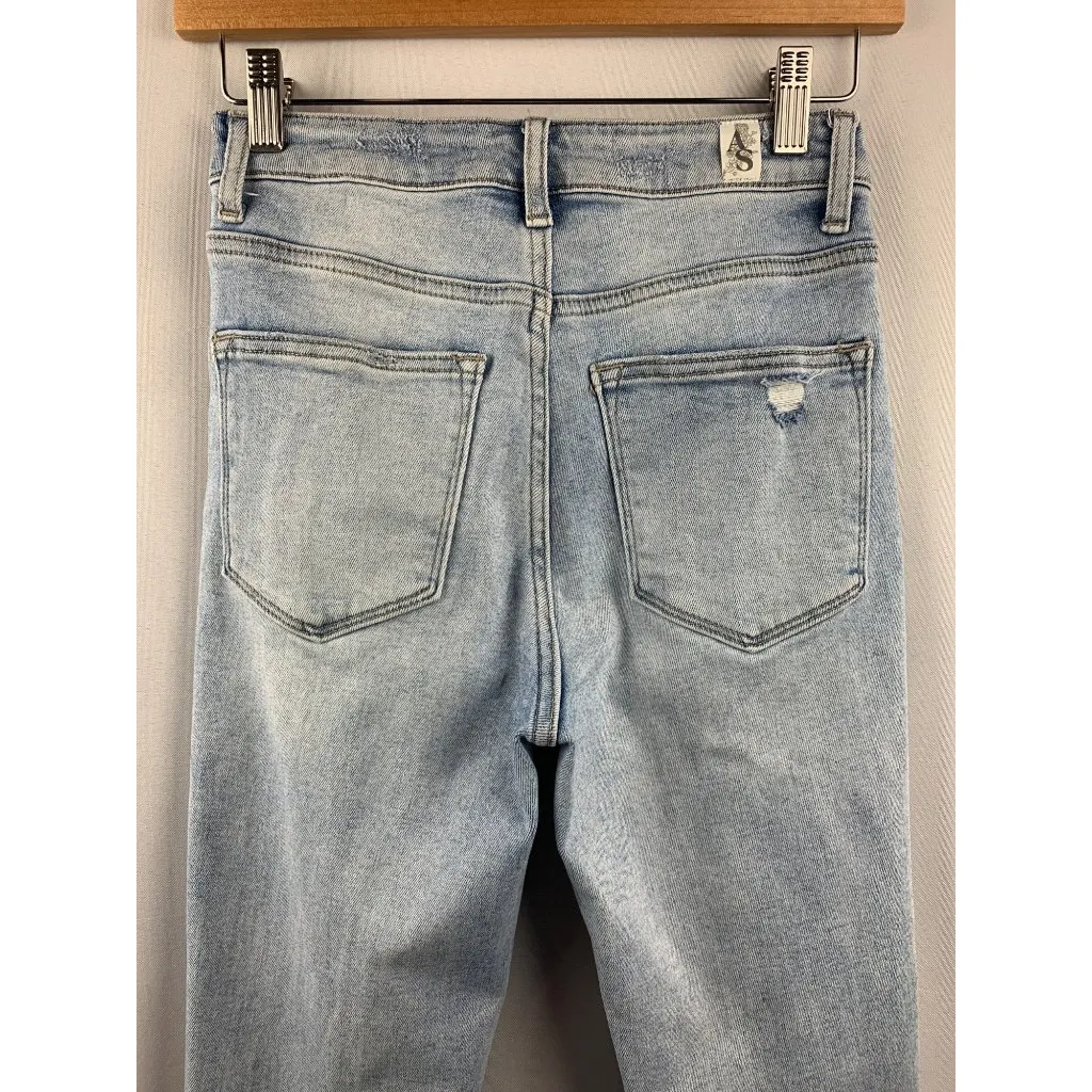 Women's Altar State Blue Ripped Jeans Size 25 - Image 5