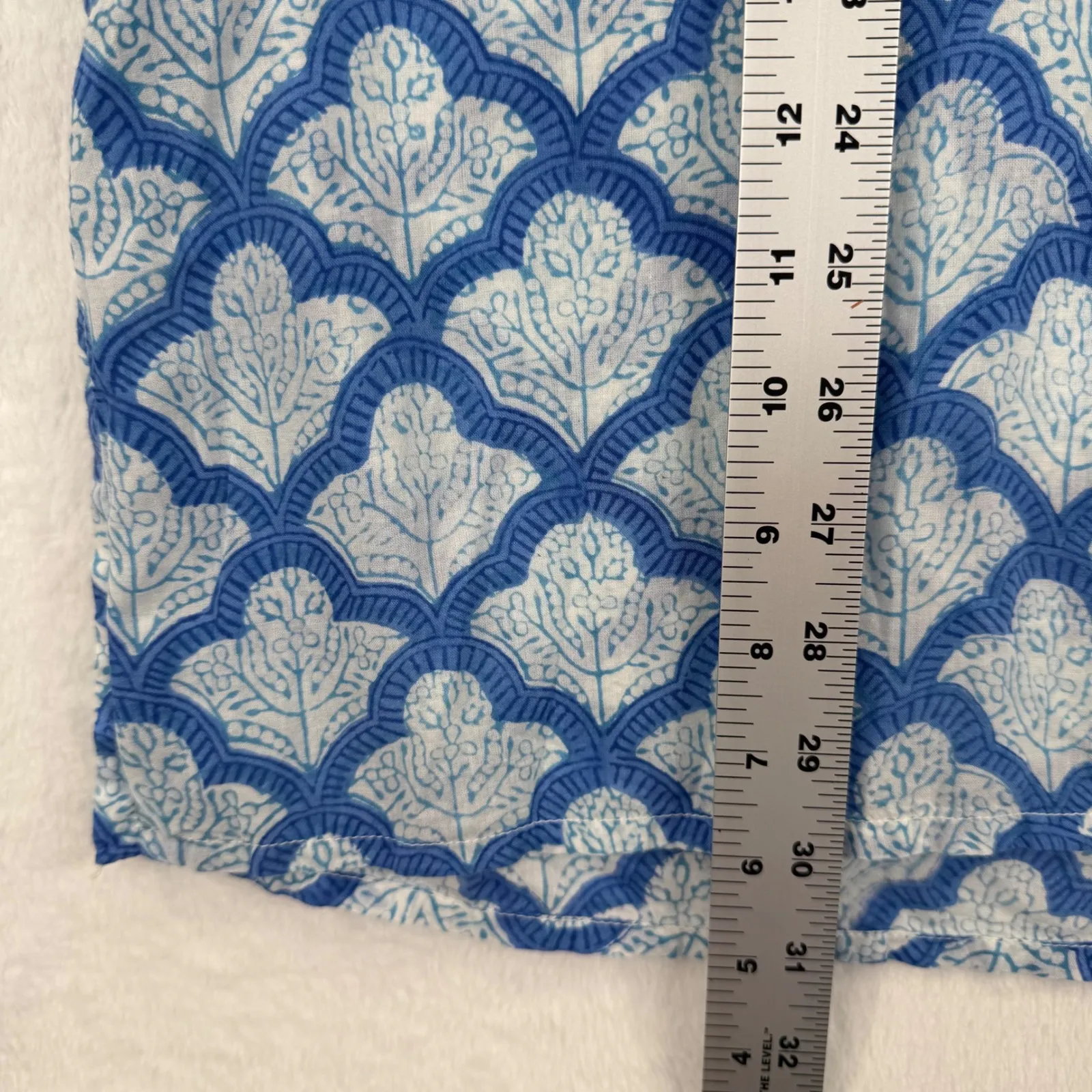 Roberta Roller Rabbit Tunic Dress jemina Kurta Cotton Block Print Women's S READ - Image 4