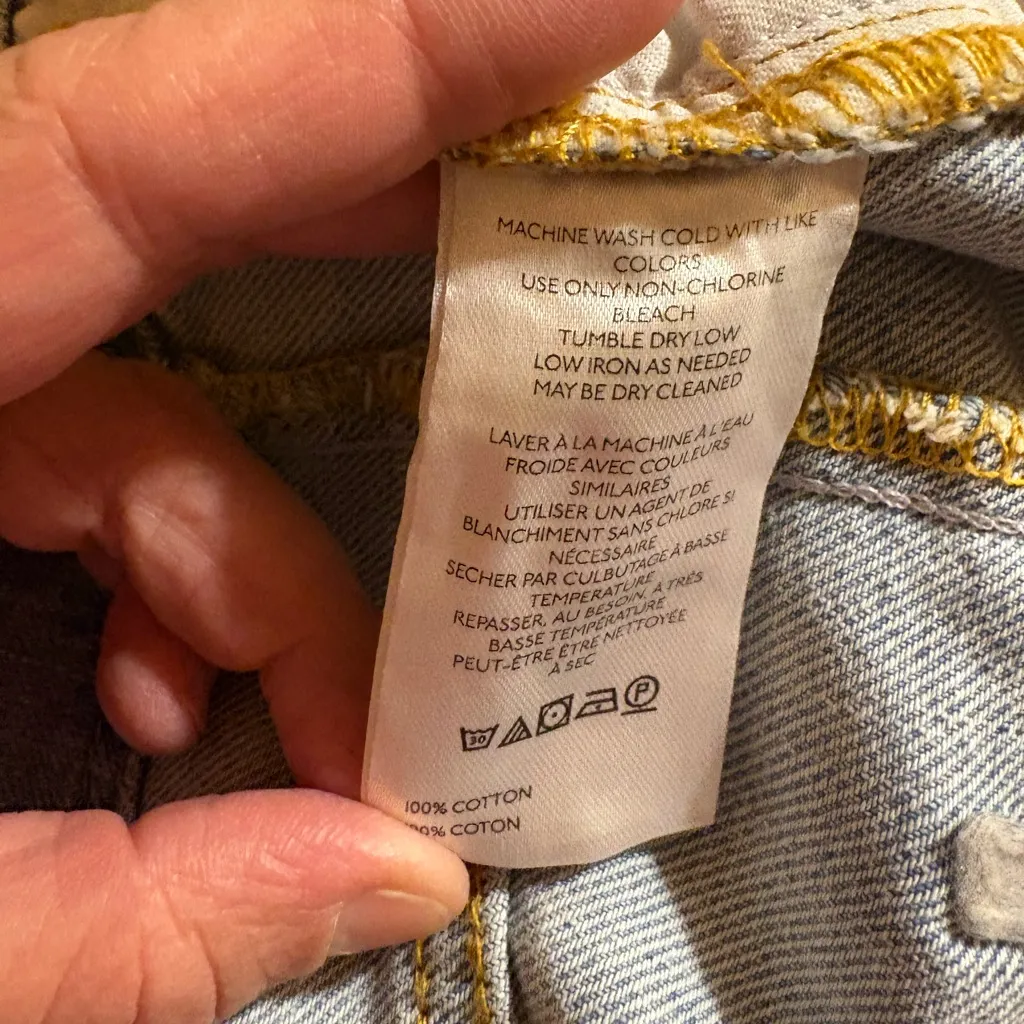 Anthropologie Pilcro Adi Regenerative Cotton Mid-Rise Flare Jeans in Safie Wash - Image 10