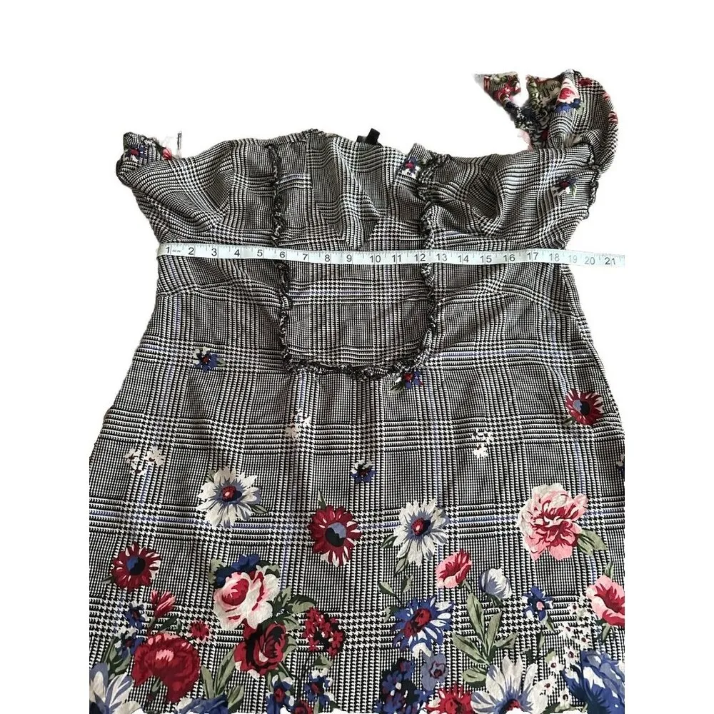 Coco+ Carmen Slip Mini Dress Floral Print Bell Sleeves Resort Wear BohoBeach S/M - Image 8