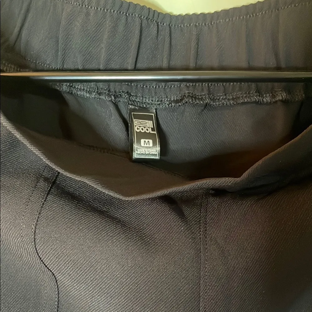 32 Degrees Heat Stylish Black Jogger Pants - Image 2