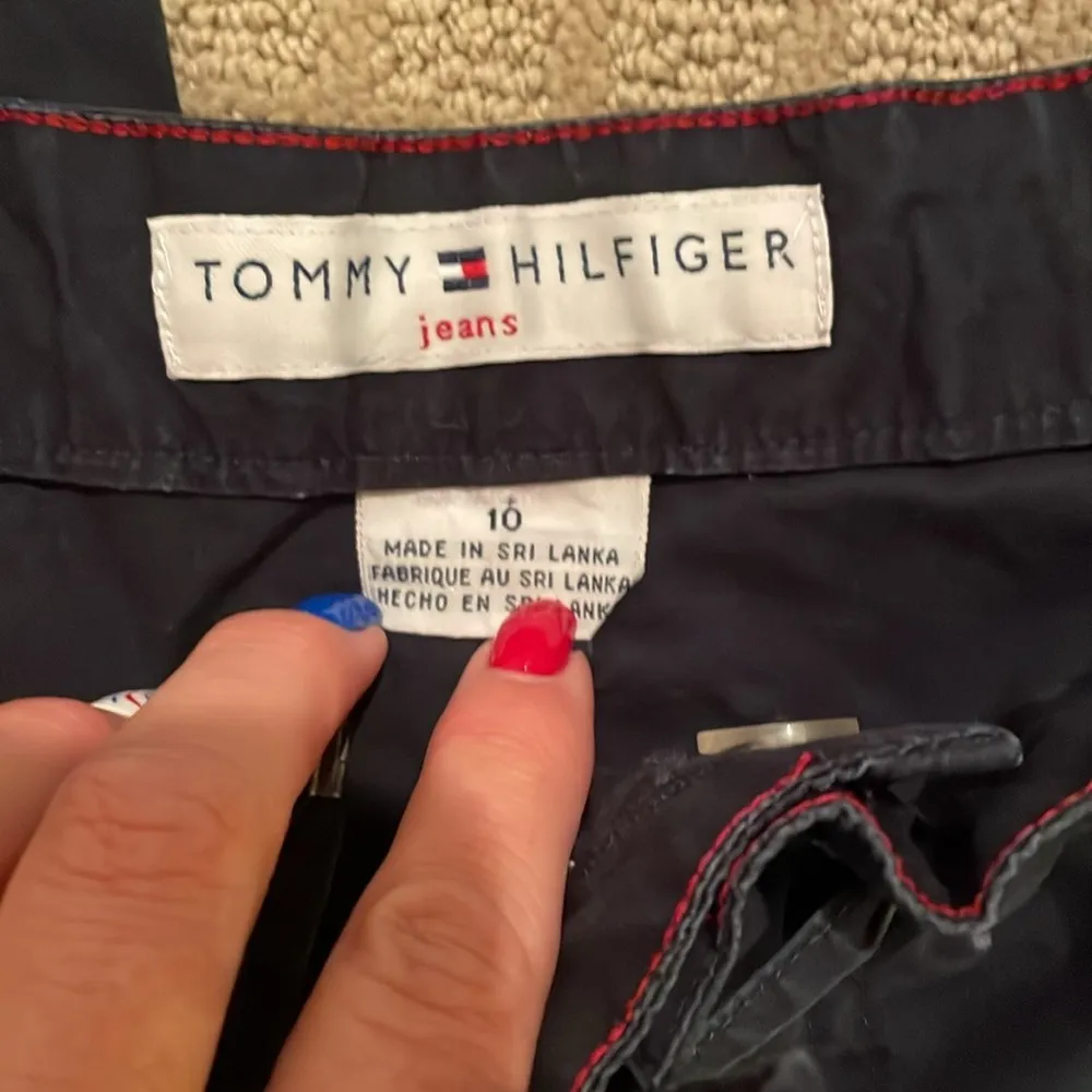 Tommy Hilfiger Navy Blue Wide Leg Pants - Image 2