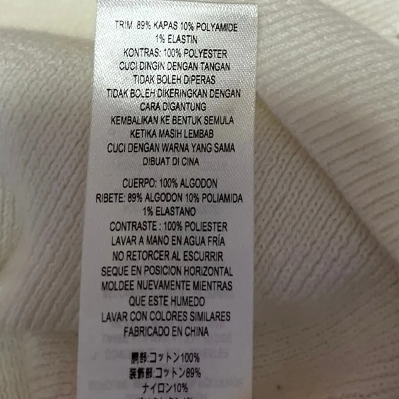 French Connection Leona Pointelle White Crochet Knit Crop Sweater Top Size XS - Image 11