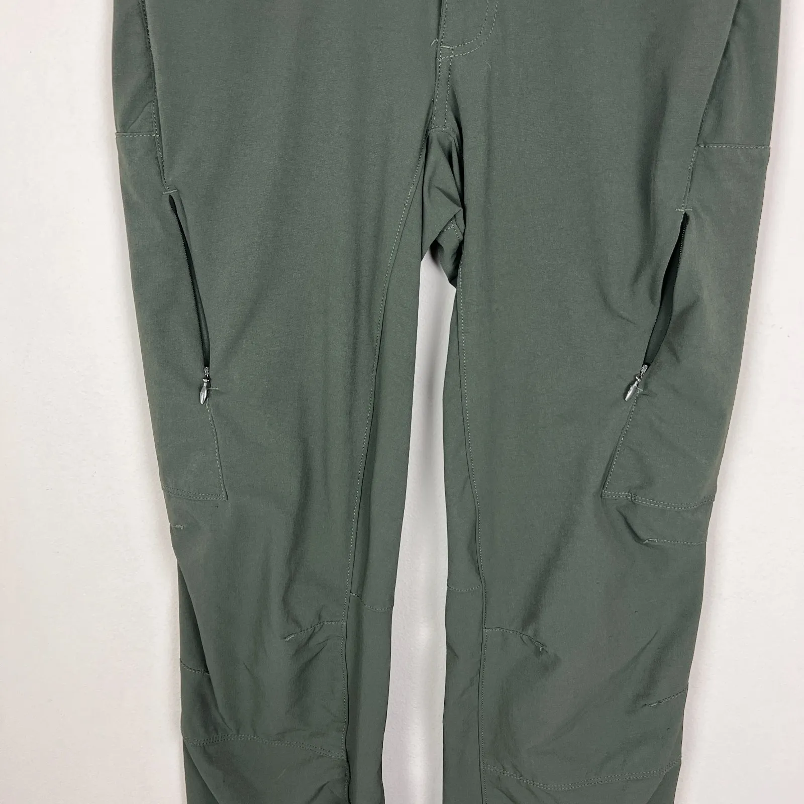 Duluth Trading Flexpedition Pants Womens 2x32 Green Bootcut Outdoor Hiking Nylon Size 2 - Image 3
