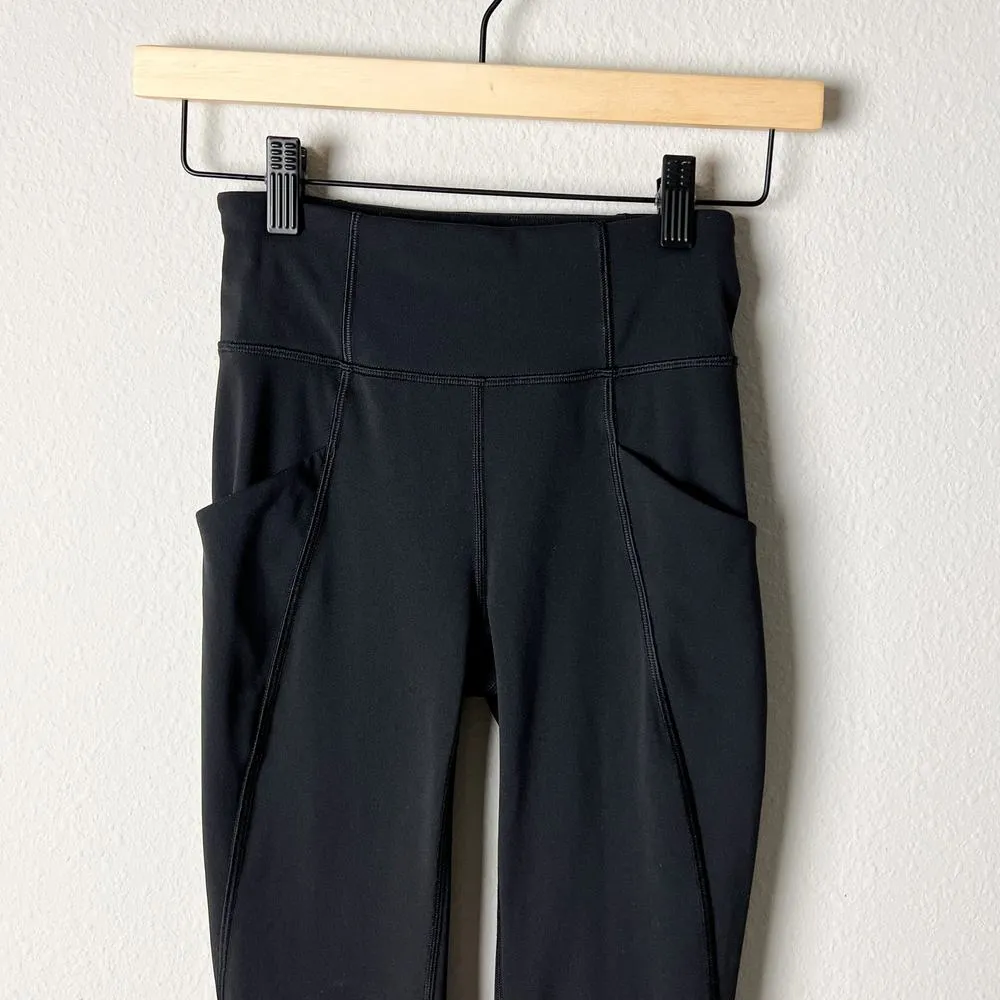 lululemon time to sweat pocket high rise tights leggings 28" black - Image 11