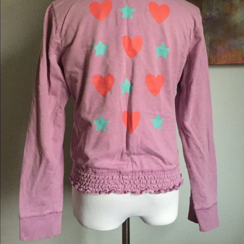 Kirra Purple zip up Hoodie Y2K - Image 3