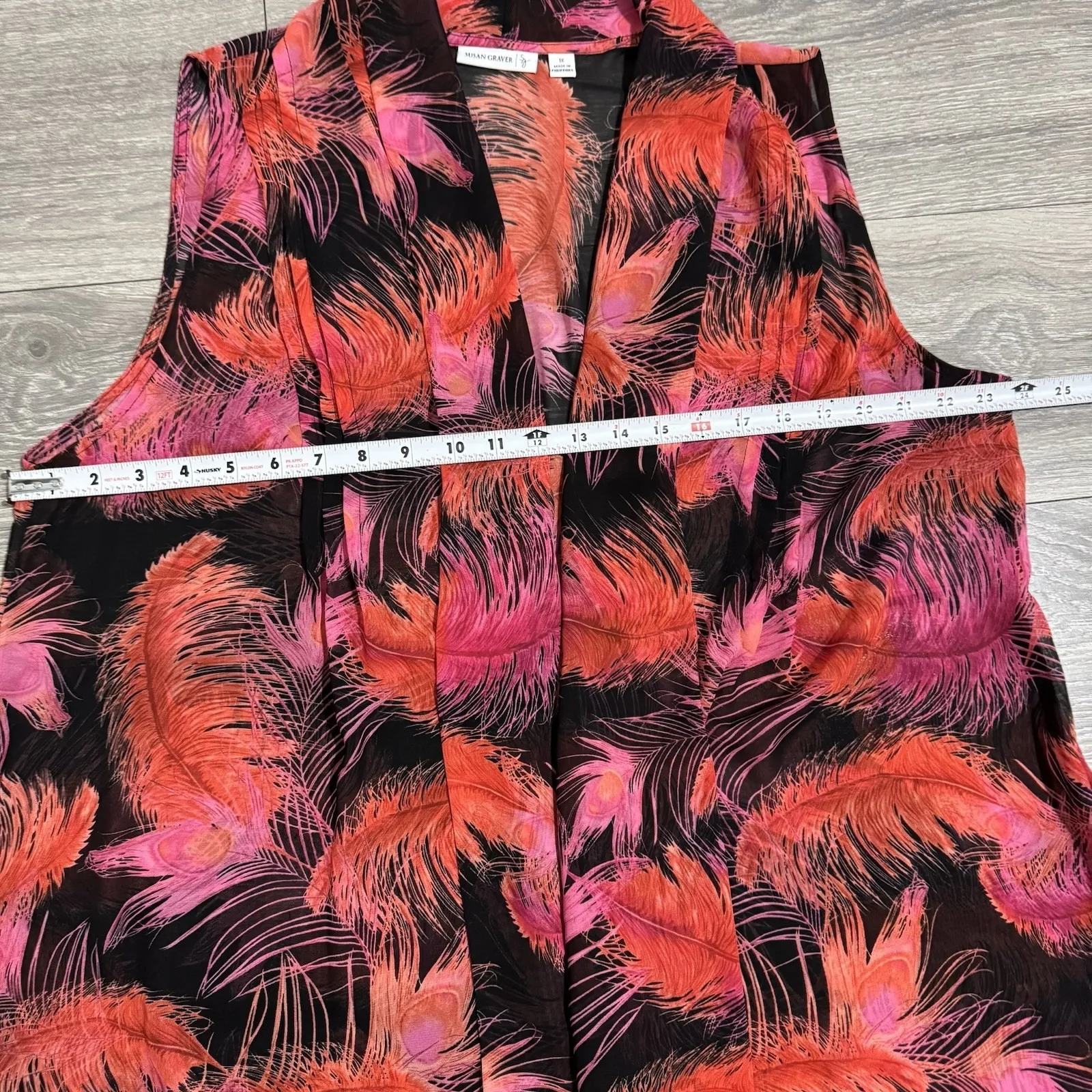 Susan Graver Women Sleveless Cardigan Relaxed Fit 1X Bundle of 4 - Many Brands - Image 8